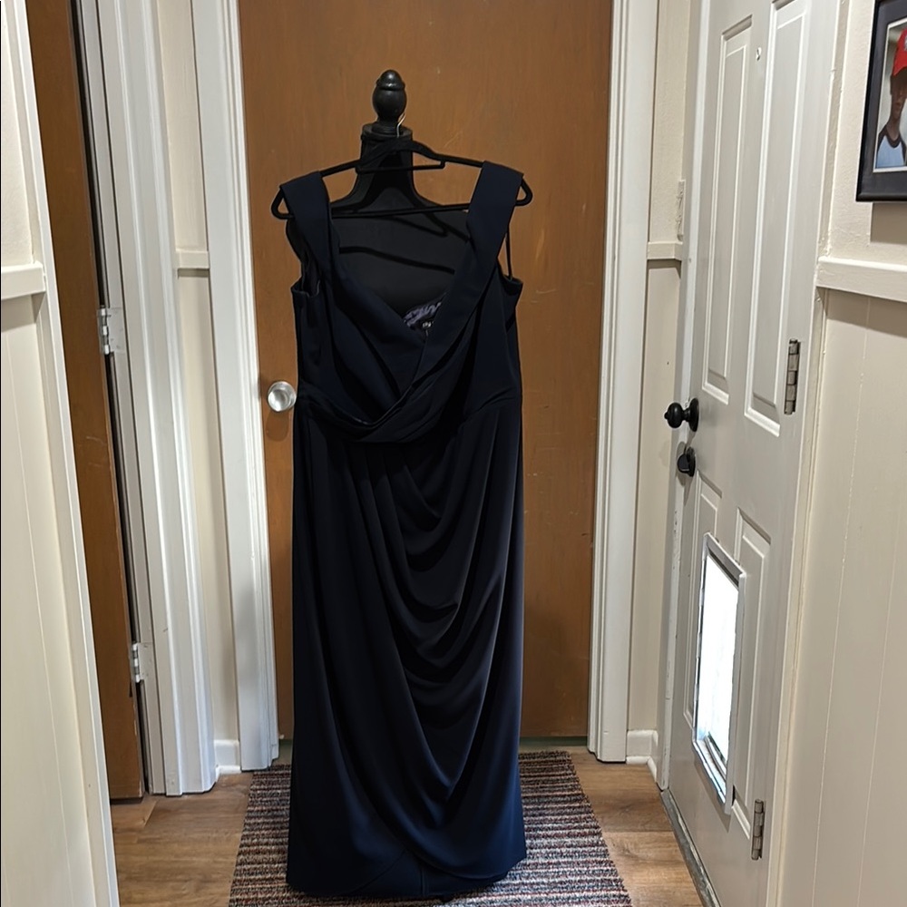 City Chic Ruched Maxi Dress .